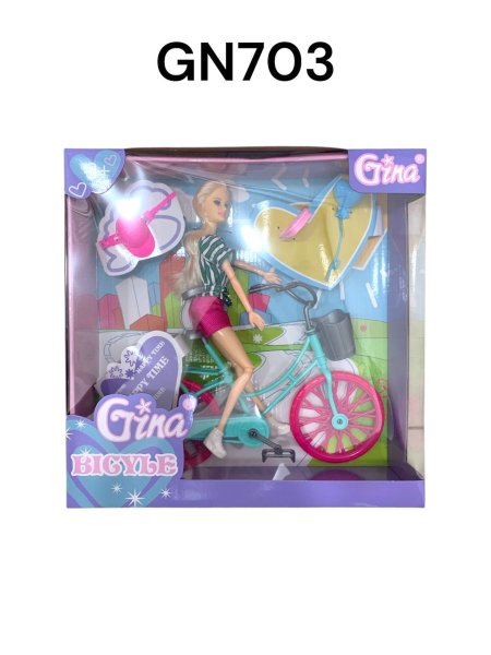 باربي مع بسكليت